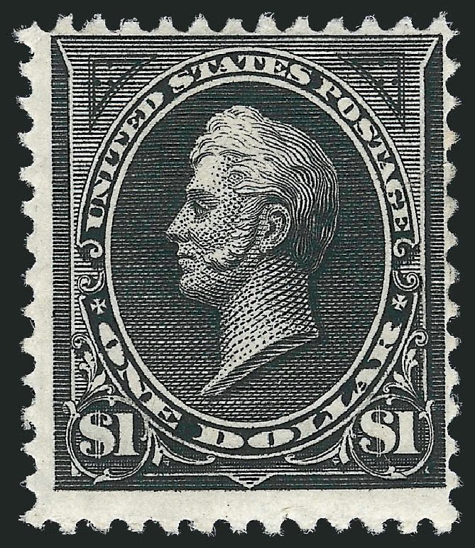 Values of US Stamp Scott Cat. #261A - US$1.00 1894 Perry. Robert Siegel Auction Galleries, Oct 2010, Sale 997, Lot 5762