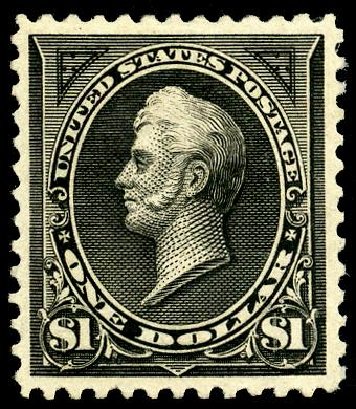 Prices of US Stamps Scott Catalog 261A - US$1.00 1894 Perry. Matthew Bennett International, May 2008, Sale 327, Lot 233