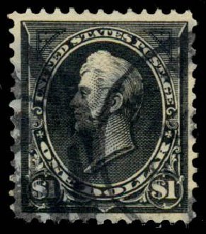Value of US Stamps Scott #261A - 1894 US$1.00 Perry. Daniel Kelleher Auctions, Sep 2013, Sale 639, Lot 413