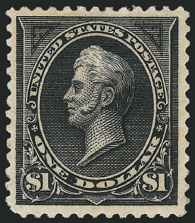 Price of US Stamp Scott Cat. #261A: US$1.00 1894 Perry. Robert Siegel Auction Galleries, Mar 2011, Sale 1007, Lot 2503