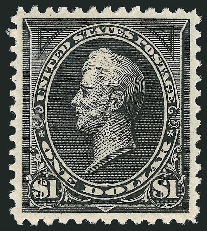 US Stamps Values Scott Catalog 261A - 1894 US$1.00 Perry. Robert Siegel Auction Galleries, Nov 2012, Sale 1034, Lot 243