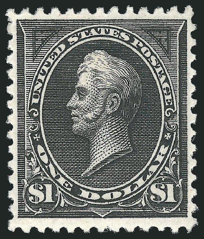 US Stamps Price Scott Catalog 261A: 1894 US$1.00 Perry. Robert Siegel Auction Galleries, Sep 2014, Sale 1078, Lot 393