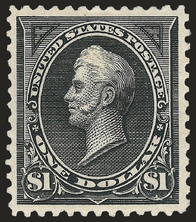 Values of US Stamp Scott Cat. 261A - US$1.00 1894 Perry. Robert Siegel Auction Galleries, Dec 2009, Sale 982, Lot 5603
