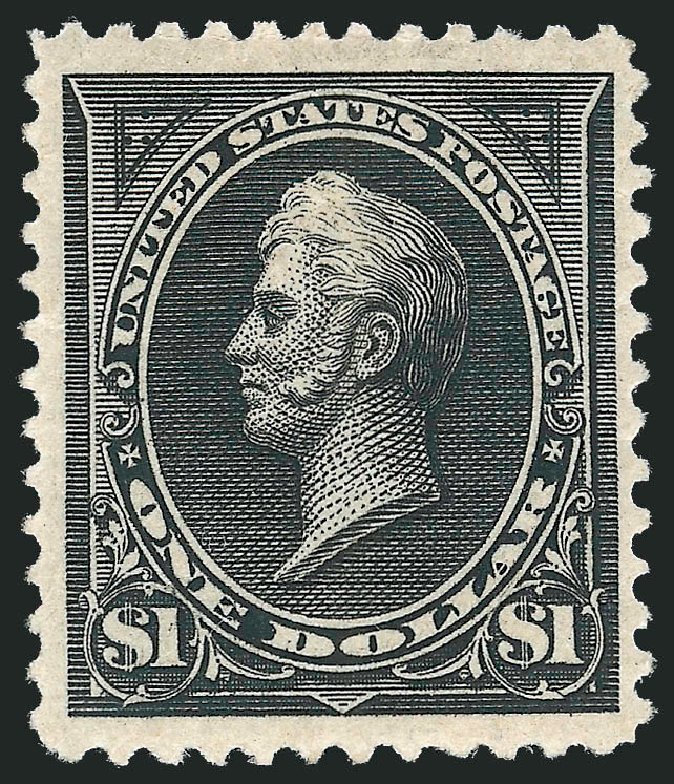Price of US Stamps Scott # 261A: 1894 US$1.00 Perry. Robert Siegel Auction Galleries, Feb 2010, Sale 983, Lot 163