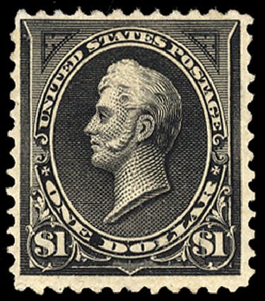 US Stamp Price Scott Catalogue # 261A - 1894 US$1.00 Perry. Cherrystone Auctions, Nov 2010, Sale 201011, Lot 136