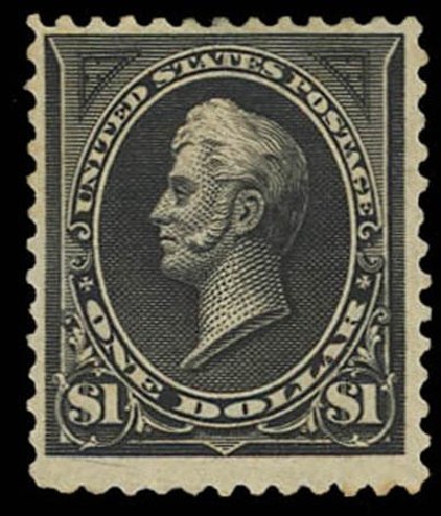 US Stamps Price Scott #261A: 1894 US$1.00 Perry. Daniel Kelleher Auctions, Oct 2011, Sale 626, Lot 256