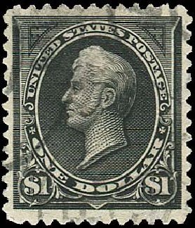 US Stamps Value Scott #261A - US$1.00 1894 Perry. Regency-Superior, Nov 2014, Sale 108, Lot 526