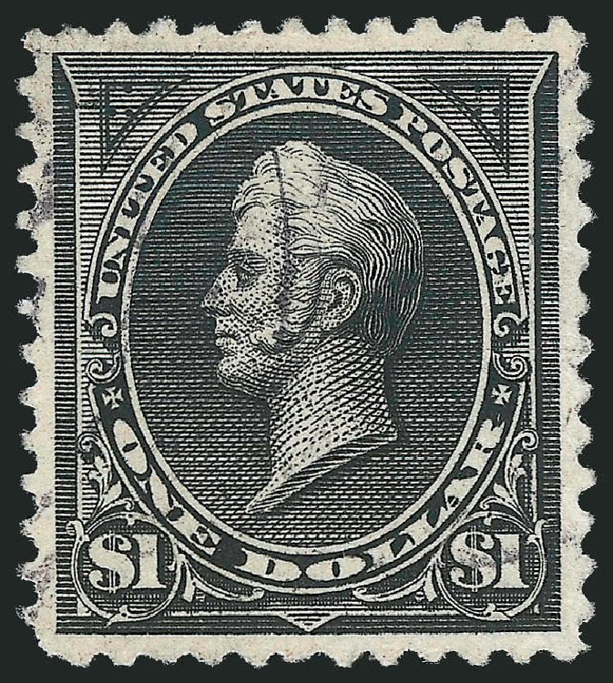 US Stamps Value Scott Catalog #261A - US$1.00 1894 Perry. Robert Siegel Auction Galleries, Oct 2012, Sale 1032, Lot 3376