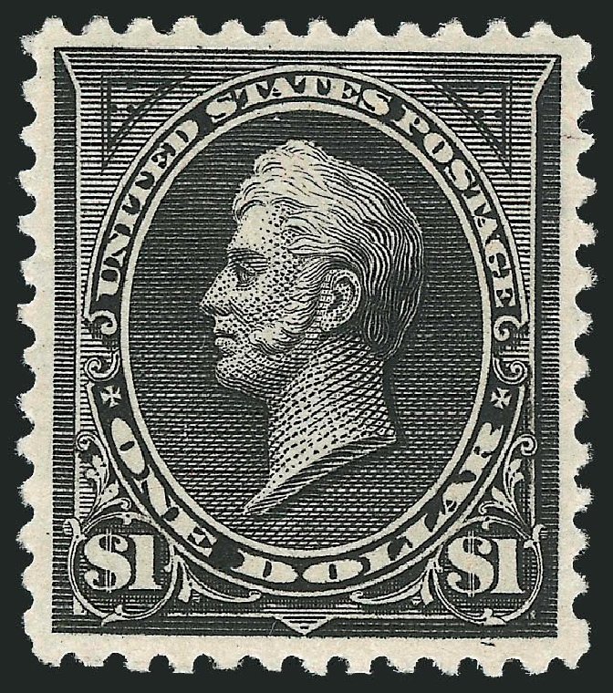 Value of US Stamps Scott Catalogue #261A: 1894 US$1.00 Perry. Robert Siegel Auction Galleries, Jul 2013, Sale 1050, Lot 396