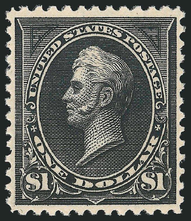 US Stamp Price Scott Catalog 261A: US$1.00 1894 Perry. Robert Siegel Auction Galleries, Dec 2013, Sale 1062, Lot 446