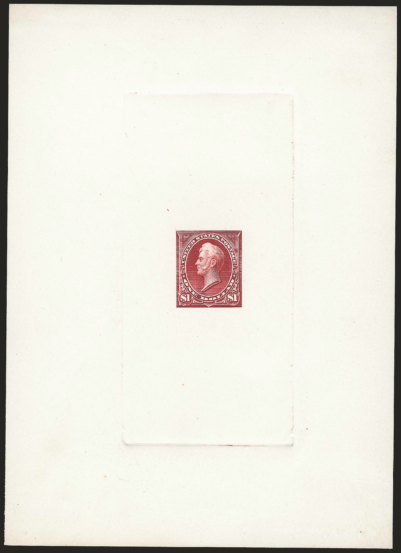 US Stamp Value Scott Catalog 261A: 1894 US$1.00 Perry. Robert Siegel Auction Galleries, Dec 2009, Sale 977, Lot 216