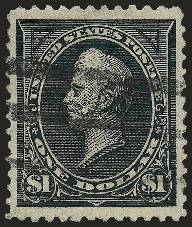 US Stamps Value Scott Catalog # 261A - US$1.00 1894 Perry. Robert Siegel Auction Galleries, Apr 2010, Sale 984, Lot 646