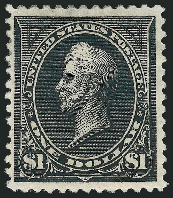 US Stamp Price Scott Cat. # 261A: US$1.00 1894 Perry. Robert Siegel Auction Galleries, Oct 2010, Sale 997, Lot 5766
