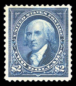 US Stamp Values Scott Catalog 262: US$2.00 1894 Madison. Matthew Bennett International, Sep 2010, Sale 333, Lot 3677