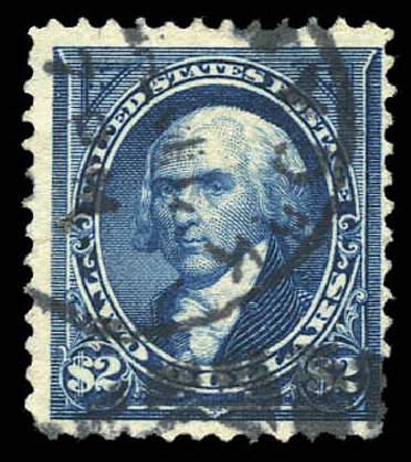 Value of US Stamps Scott #262 - US$2.00 1894 Madison. Matthew Bennett International, Mar 2011, Sale 337, Lot 2707