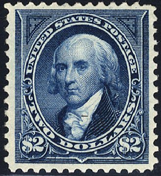 Costs of US Stamps Scott Catalogue #262: 1894 US$2.00 Madison. Cherrystone Auctions, Nov 2008, Sale 200811, Lot 1087