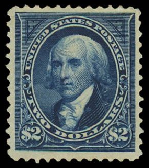 Values of US Stamps Scott Cat. # 262 - 1894 US$2.00 Madison. Daniel Kelleher Auctions, Jul 2011, Sale 625, Lot 857