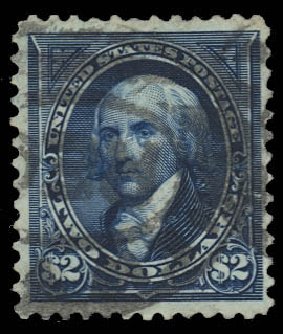 US Stamp Price Scott Cat. 262 - 1894 US$2.00 Madison. Daniel Kelleher Auctions, Oct 2012, Sale 632, Lot 1177