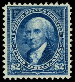 Prices of US Stamps Scott Catalog # 262: 1894 US$2.00 Madison. Daniel Kelleher Auctions, May 2014, Sale 653, Lot 2177