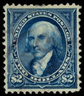 US Stamp Value Scott 262: 1894 US$2.00 Madison. Daniel Kelleher Auctions, Oct 2014, Sale 660, Lot 2257
