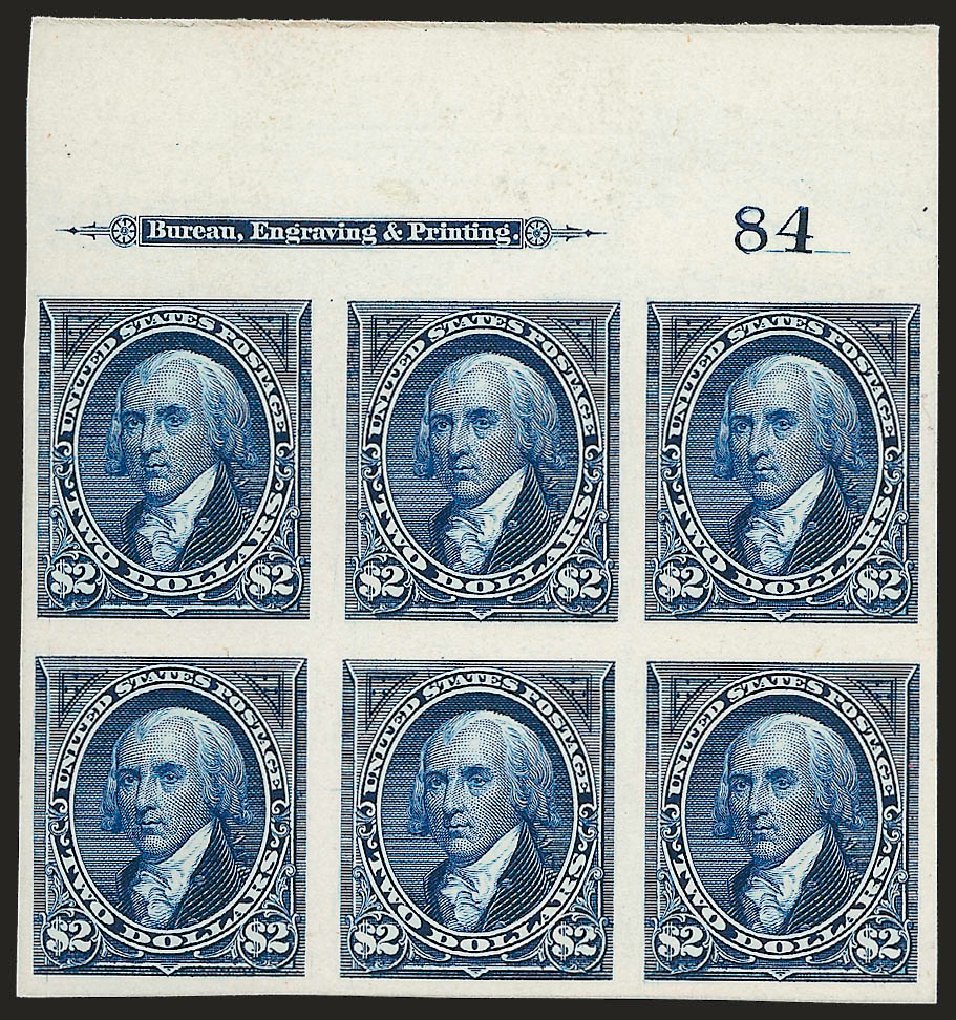 Values of US Stamps Scott Catalog 262 - 1894 US$2.00 Madison. Robert Siegel Auction Galleries, Dec 2009, Sale 977, Lot 247