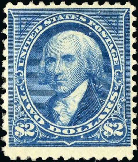 US Stamps Value Scott #262 - US$2.00 1894 Madison. Spink Shreves Galleries, Jan 2015, Sale 150, Lot 127