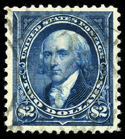 Values of US Stamps Scott Catalogue #262: 1894 US$2.00 Madison. Matthew Bennett International, Sep 2011, Sale 338, Lot 1888