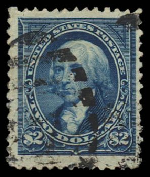 US Stamp Price Scott Cat. 262: US$2.00 1894 Madison. Daniel Kelleher Auctions, Jul 2011, Sale 625, Lot 858