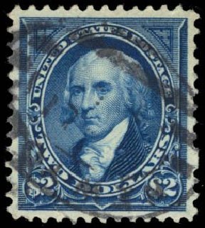 Values of US Stamp Scott Cat. #262 - 1894 US$2.00 Madison. Daniel Kelleher Auctions, May 2014, Sale 652, Lot 408