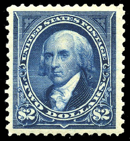 US Stamps Prices Scott Catalogue 262: 1894 US$2.00 Madison. Matthew Bennett International, May 2014, Sale 350, Lot 389