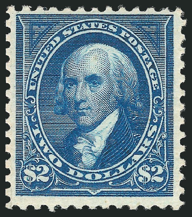 Value of US Stamp Scott Catalogue 262: 1894 US$2.00 Madison. Robert Siegel Auction Galleries, Dec 2012, Sale 1037, Lot 1879