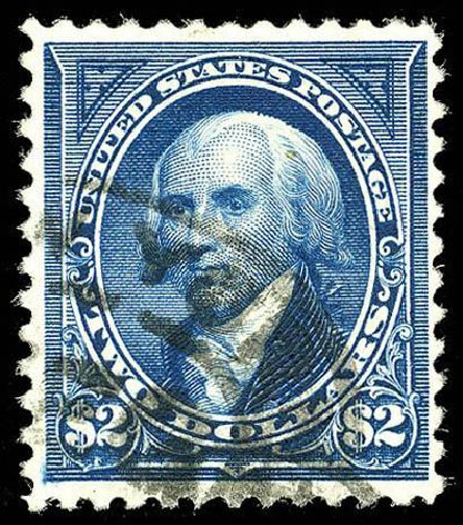 US Stamp Values Scott #262 - 1894 US$2.00 Madison. Matthew Bennett International, Apr 2008, Sale 326, Lot 250