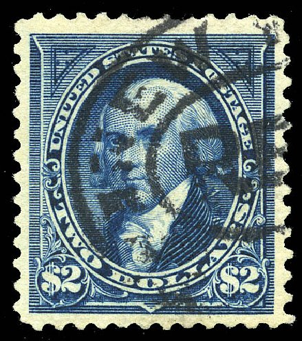 Costs of US Stamps Scott Catalog 262: 1894 US$2.00 Madison. Matthew Bennett International, May 2014, Sale 350, Lot 390