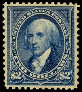 Prices of US Stamp Scott Cat. 262 - US$2.00 1894 Madison. Daniel Kelleher Auctions, Dec 2013, Sale 640, Lot 230