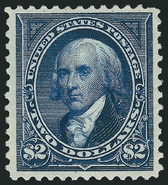 Value of US Stamps Scott Catalogue 262 - US$2.00 1894 Madison. Robert Siegel Auction Galleries, Dec 2012, Sale 1037, Lot 1880