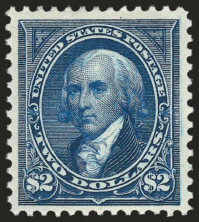 Costs of US Stamp Scott Catalog #262: 1894 US$2.00 Madison. Robert Siegel Auction Galleries, Dec 2009, Sale 977, Lot 361