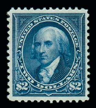 Values of US Stamps Scott #262: 1894 US$2.00 Madison. Matthew Bennett International, Oct 2007, Sale 320, Lot 514