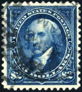 US Stamps Values Scott Catalog 262: US$2.00 1894 Madison. Harmer-Schau Auction Galleries, Mar 2011, Sale 89, Lot 254