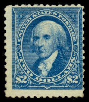 US Stamps Price Scott # 262 - US$2.00 1894 Madison. Daniel Kelleher Auctions, Sep 2013, Sale 639, Lot 414