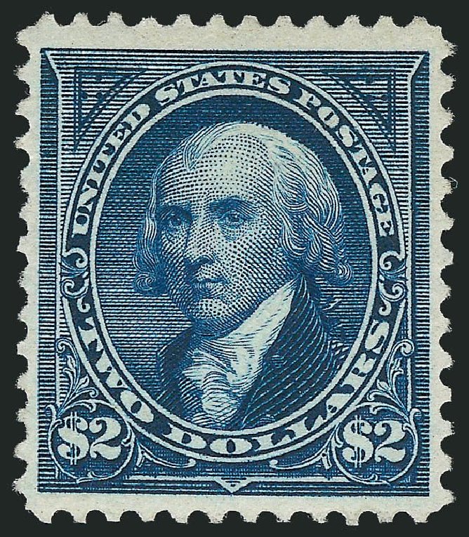 Value of US Stamp Scott Catalog #262 - US$2.00 1894 Madison. Robert Siegel Auction Galleries, Mar 2013, Sale 1040, Lot 1574