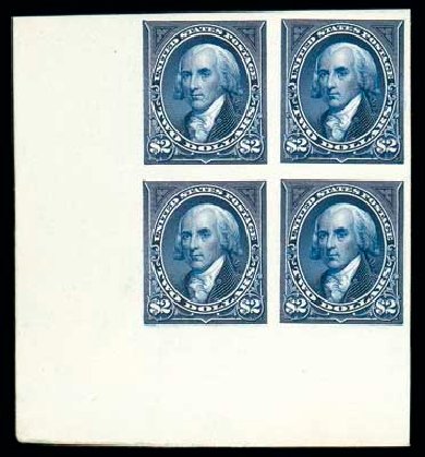 Values of US Stamps Scott 262: US$2.00 1894 Madison. Matthew Bennett International, Dec 2007, Sale 324, Lot 1155