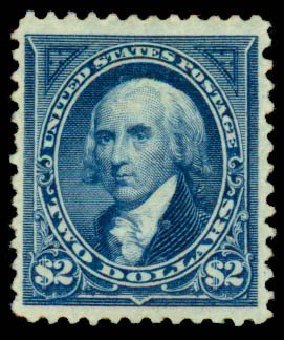 US Stamp Price Scott Catalogue # 262 - US$2.00 1894 Madison. Daniel Kelleher Auctions, Sep 2013, Sale 639, Lot 3355