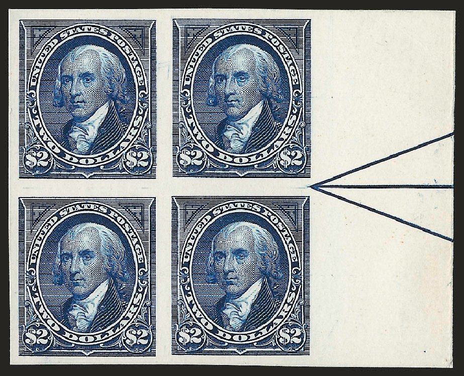 Prices of US Stamps Scott Catalog #262 - 1894 US$2.00 Madison. Robert Siegel Auction Galleries, Dec 2009, Sale 977, Lot 245