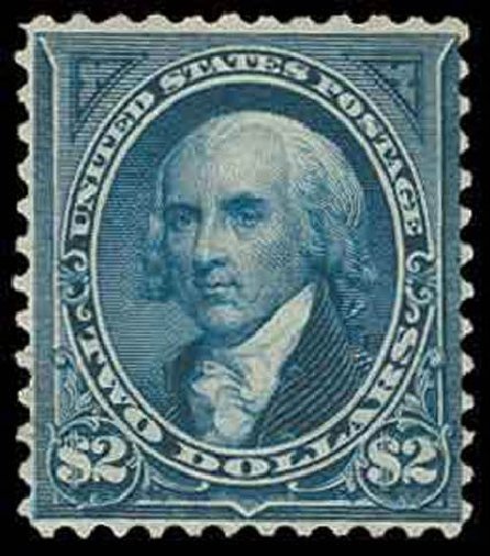 US Stamp Values Scott Catalogue # 262: 1894 US$2.00 Madison. H.R. Harmer, Nov 2013, Sale 3004, Lot 1192