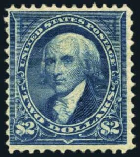 Cost of US Stamps Scott 262: 1894 US$2.00 Madison. Harmer-Schau Auction Galleries, Aug 2012, Sale 94, Lot 1373