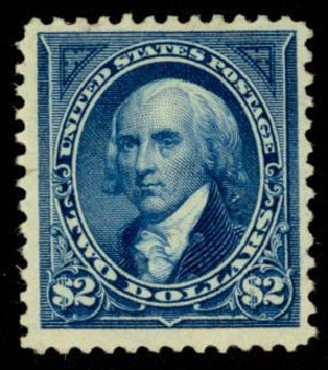 Values of US Stamps Scott Cat. 262 - US$2.00 1894 Madison. Daniel Kelleher Auctions, Apr 2013, Sale 636, Lot 213
