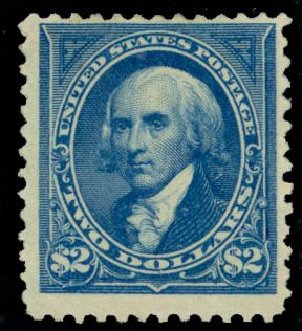 US Stamps Price Scott Catalogue 262 - 1894 US$2.00 Madison. Daniel Kelleher Auctions, Sep 2014, Sale 655, Lot 343