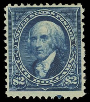 Price of US Stamps Scott Catalog #262 - 1894 US$2.00 Madison. Daniel Kelleher Auctions, Oct 2012, Sale 632, Lot 1176