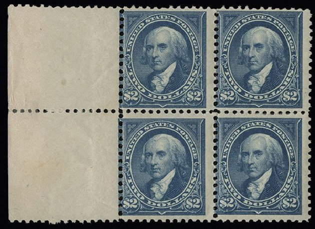 Cost of US Stamps Scott Cat. # 262 - 1894 US$2.00 Madison. Spink Shreves Galleries, Aug 2013, Sale 144, Lot 186