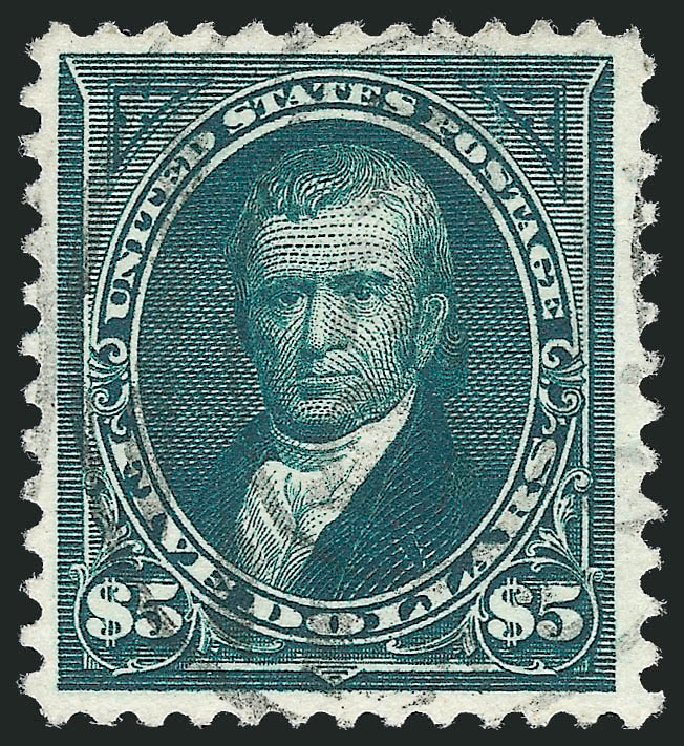 Cost of US Stamps Scott Cat. 263 - US$5.00 1894 Marshall. Robert Siegel Auction Galleries, Oct 2012, Sale 1032, Lot 3378